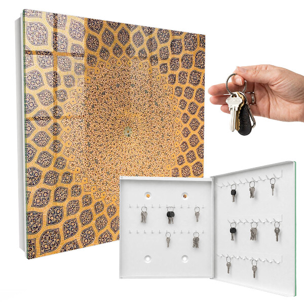 Armoire à clés murale Ornement géométrique