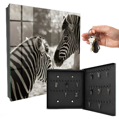 Armoire à clés murale Zèbres ensemble