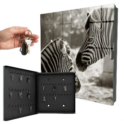 Armoire à clés murale Zèbres ensemble