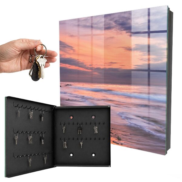 Armoire à clés murale Coucher de soleil