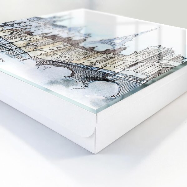 Boîte à clés decorative Tour solide