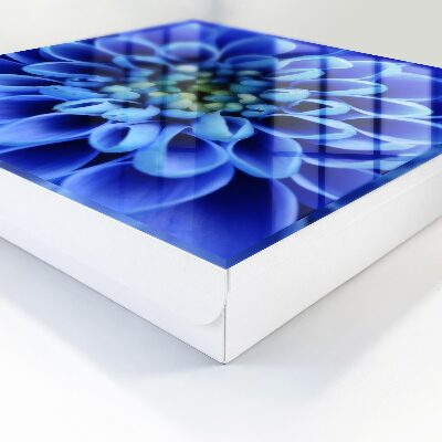 Armoire à clés murale Fleur bleue