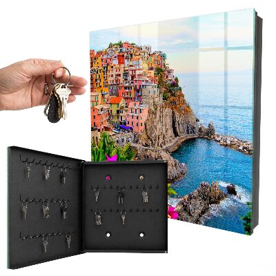 Armoire à clés murale Baie colorée