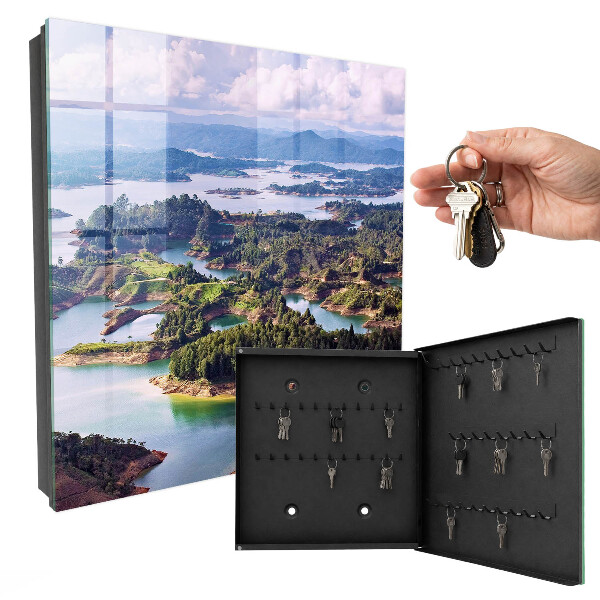 Armoire à clés murale Îles Vertes