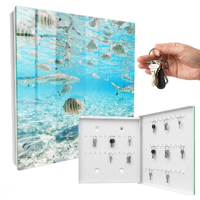 Armoire à clés murale Vie aquatique