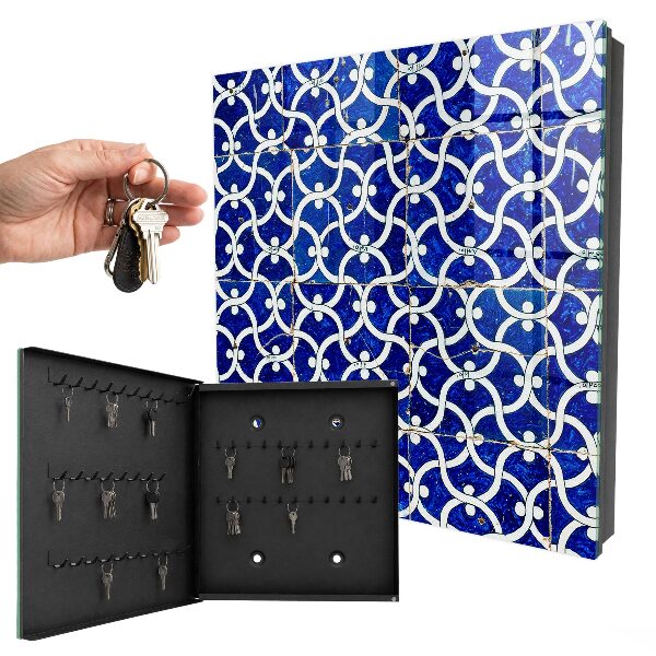 Armoire à clés murale Carreaux géométriques
