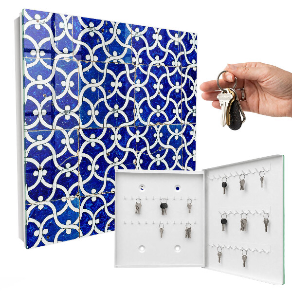 Armoire à clés murale Carreaux géométriques