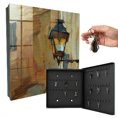 Boîte à clés decorative Lampe rétro