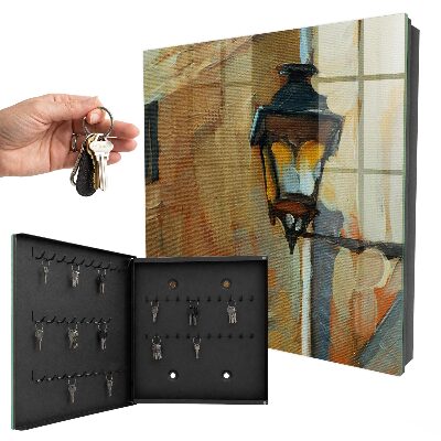 Boîte à clés decorative Lampe rétro