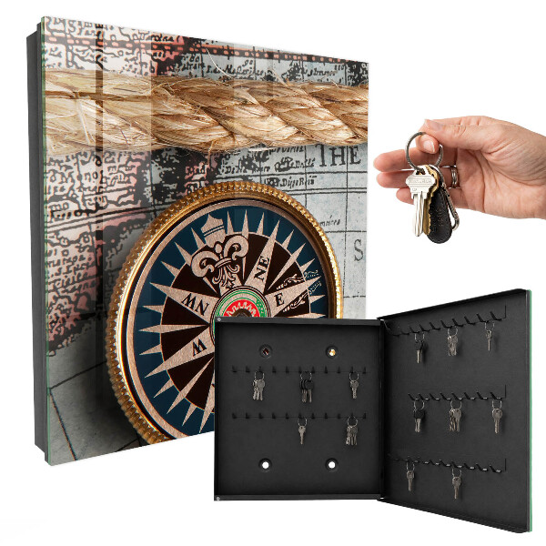 Armoire à clés murale Carte routière