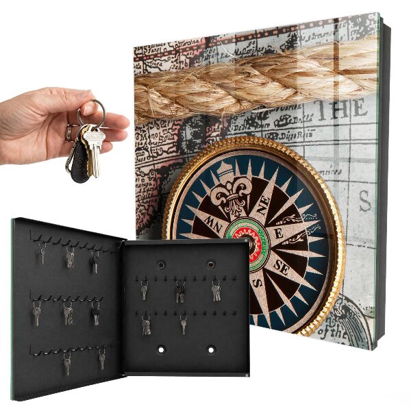 Armoire à clés murale Carte routière