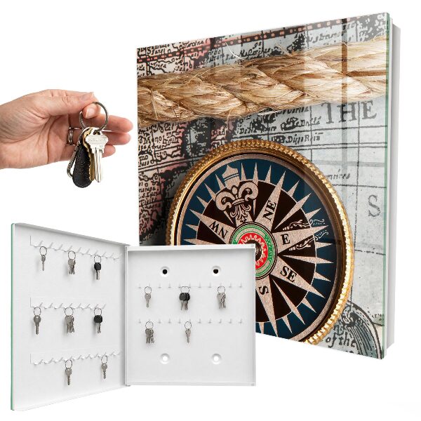 Armoire à clés murale Carte routière