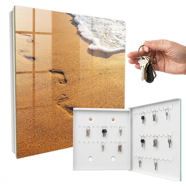 Armoire à clés murale La paix sur la plage