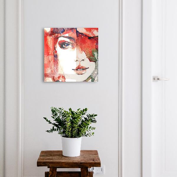 Armoire à clés murale Portrait d'une femme