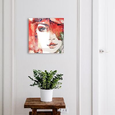 Armoire à clés murale Portrait d'une femme