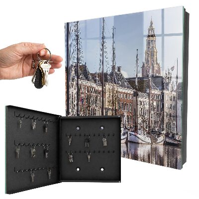 Armoire à clés murale Voiles sur l'eau