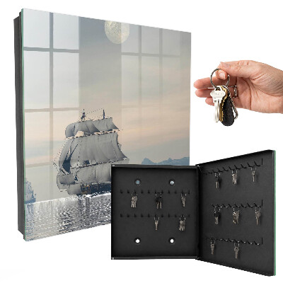 Armoire à clés murale Voyage en mer
