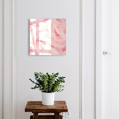 Armoire à clés murale Plumes roses