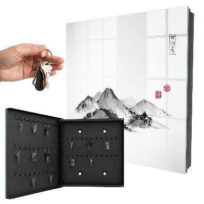 Boîte à clés decorative Montagnes japonaises