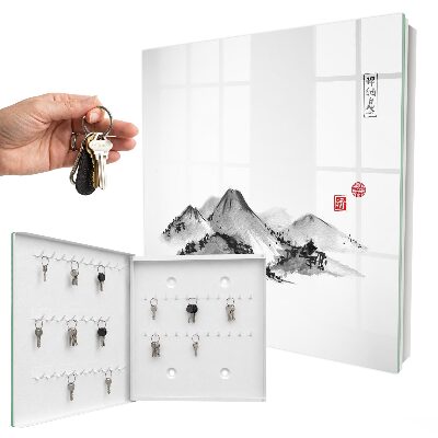 Boîte à clés decorative Montagnes japonaises