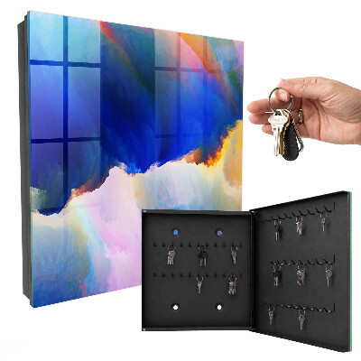 Armoire à clés murale Une explosion de couleurs