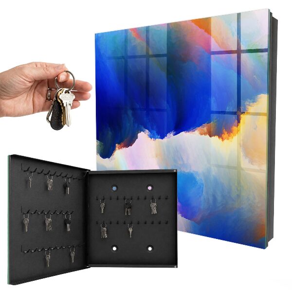 Armoire à clés murale Une explosion de couleurs