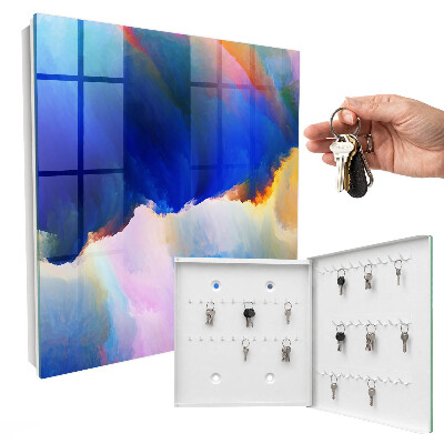 Armoire à clés murale Une explosion de couleurs