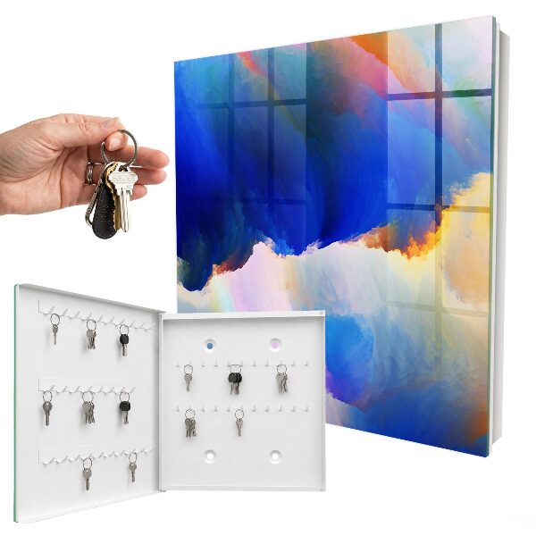 Armoire à clés murale Une explosion de couleurs