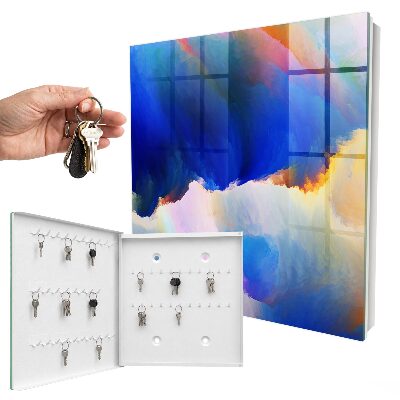 Armoire à clés murale Une explosion de couleurs