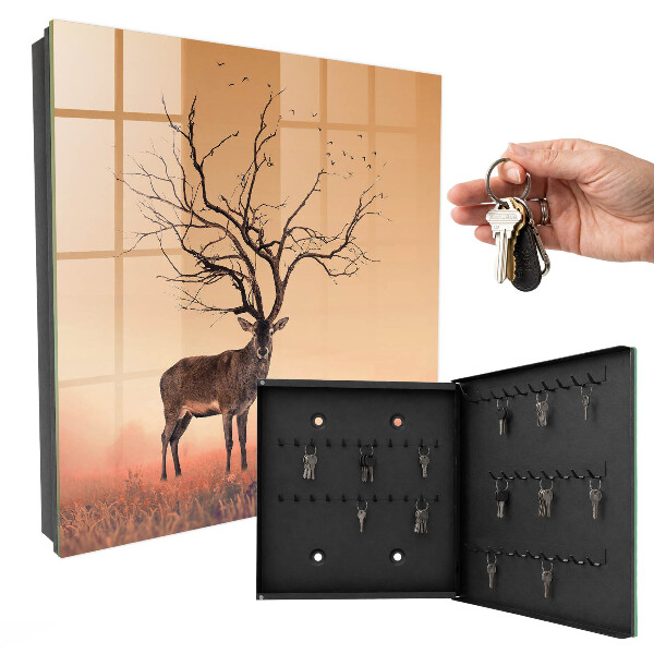 Armoire à clés murale Cerf magique