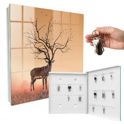 Armoire à clés murale Cerf magique