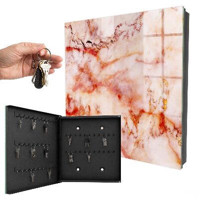 Armoire à clés murale Motif marbré