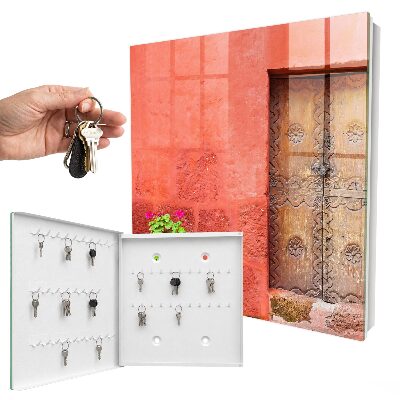 Armoire à clés murale Façade rouge