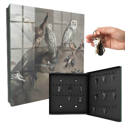 Boîte à clés decorative Oiseaux sur un rocher