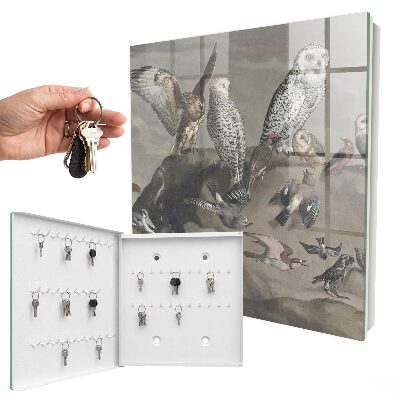 Boîte à clés decorative Oiseaux sur un rocher