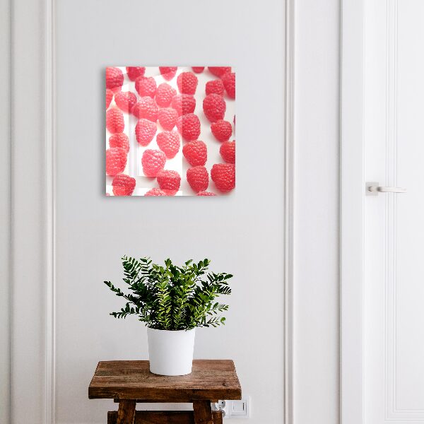 Armoire à clés murale Framboises roses