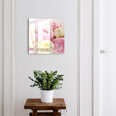 Armoire à clés murale Fleurs pastel