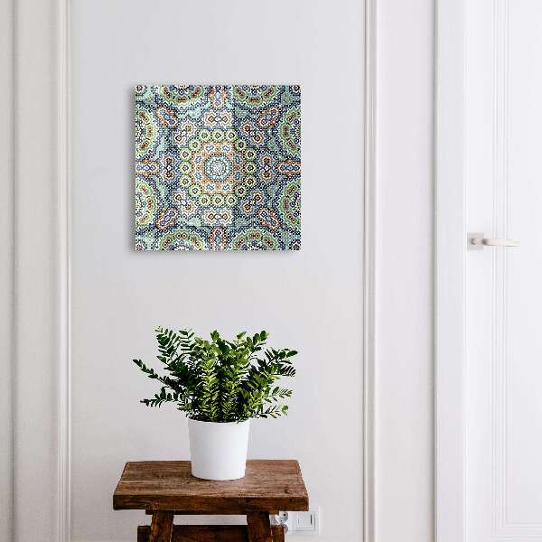 Armoire à clés murale Mosaïque de couleurs