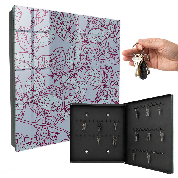 Armoire à clés murale Feuilles de vigne