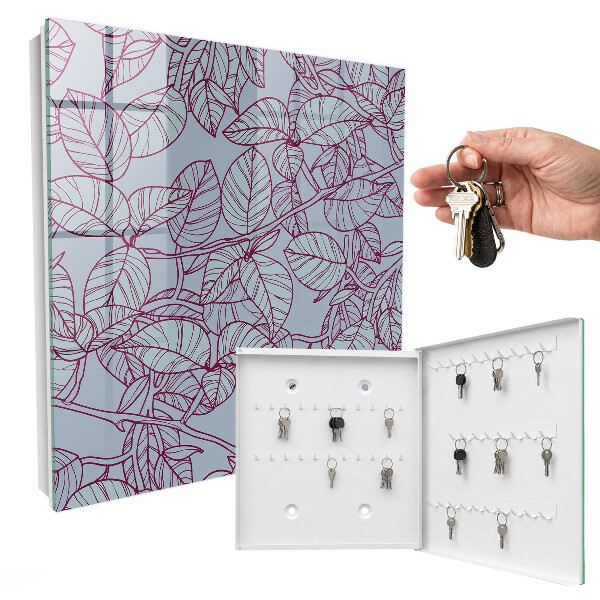 Armoire à clés murale Feuilles de vigne