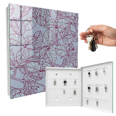 Armoire à clés murale Feuilles de vigne