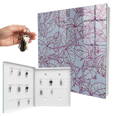 Armoire à clés murale Feuilles de vigne