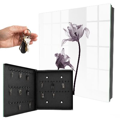 Boîte à clés decorative Fleurs minimalistes