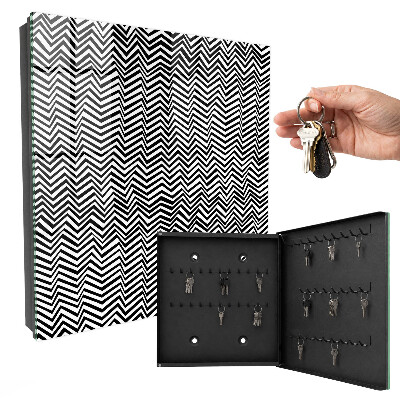 Armoire à clés murale Zigzags dynamiques