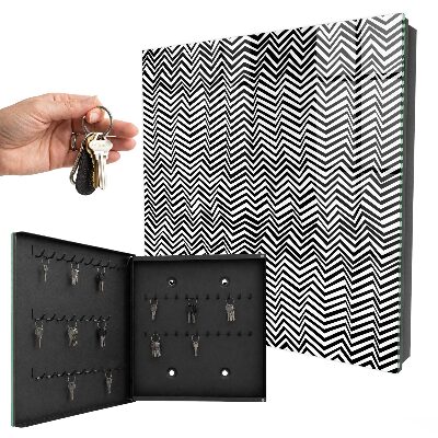 Armoire à clés murale Zigzags dynamiques