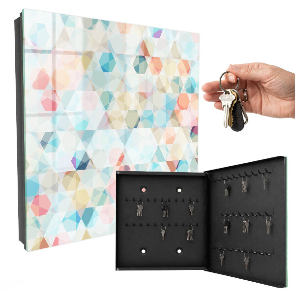 Armoire à clés murale Motifs géométriques