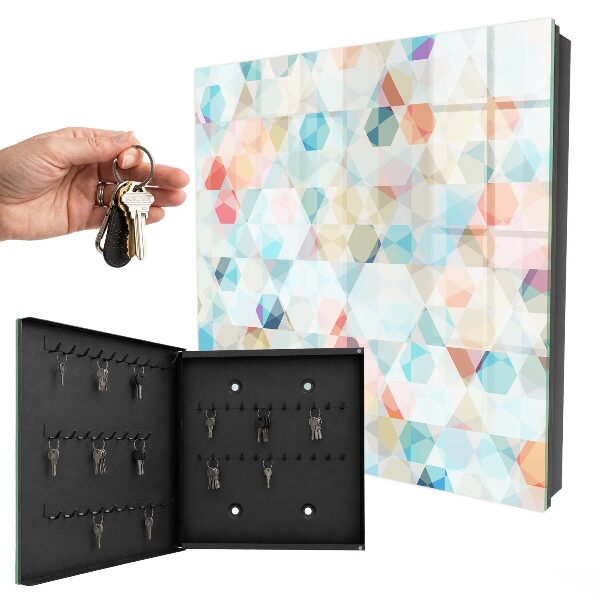 Armoire à clés murale Motifs géométriques