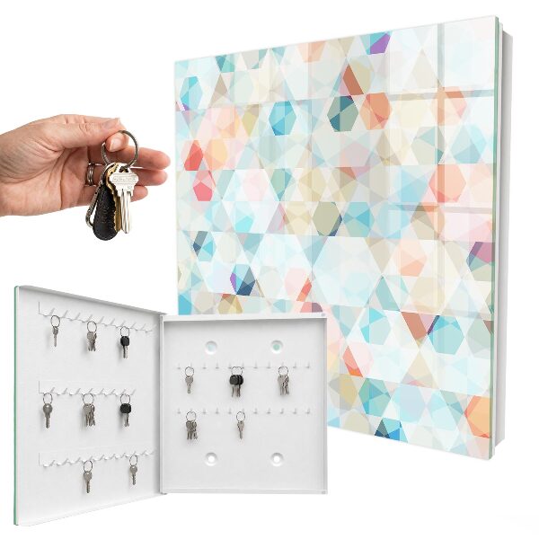 Armoire à clés murale Motifs géométriques