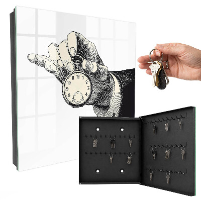 Armoire à clés murale Montre de poche