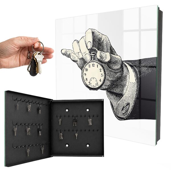 Armoire à clés murale Montre de poche